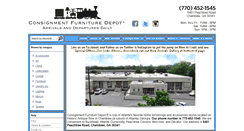 Desktop Screenshot of consignmentfurnituredepot.com